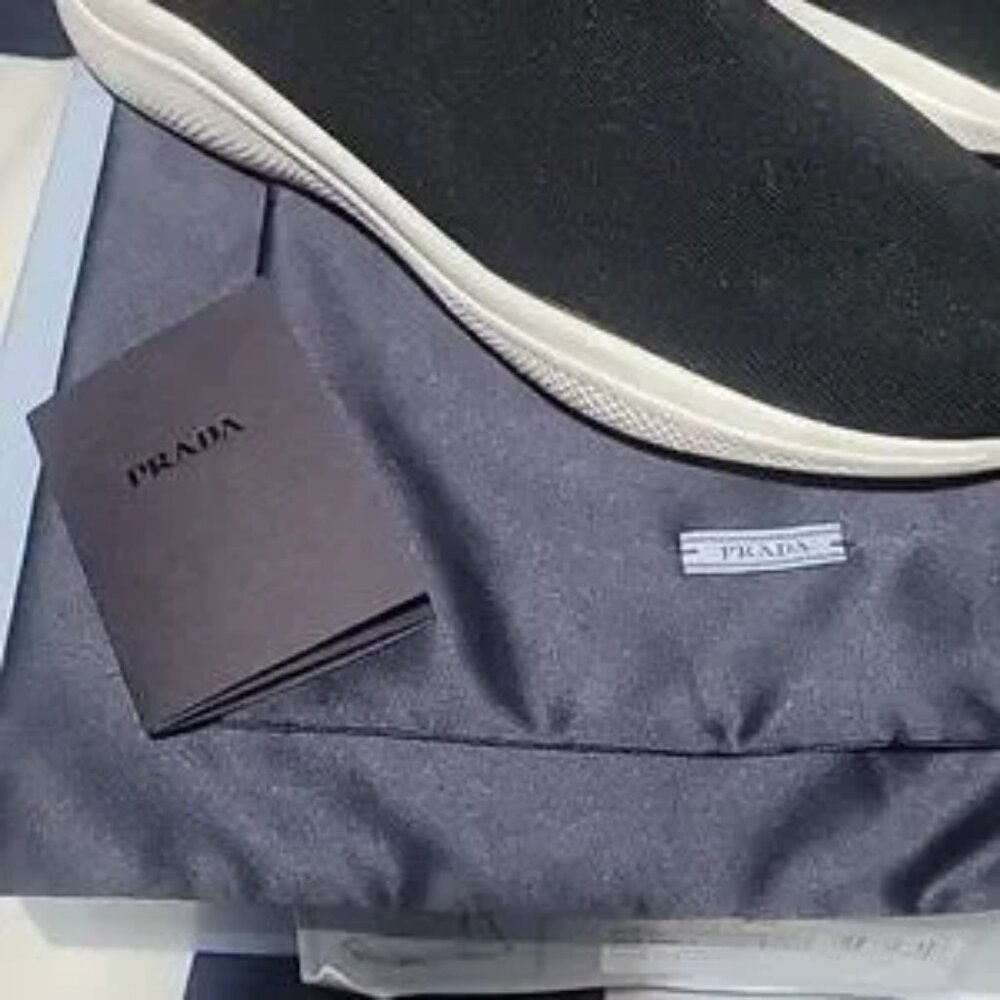 Prada Calzature Donna Knit Basic Sneakers - Picture 3 of 4